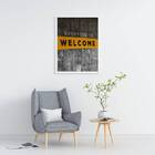 Quadro Fotografia Everyone Is Welcome 24x18cm - Com Vidro Mol