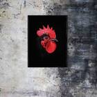 Quadro Fotografia Galo 24x18cm Moldura:madeira Branca