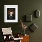 Quadro Fotografia Menina Fone Ouvido - 60x48cm Moldura:madeir