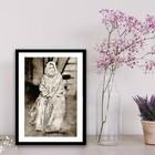 Quadro Fotografia Nhá Chica 33x24cm - Com Vidro Moldura:madei