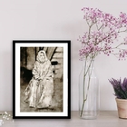 Quadro Fotografia Nhá Chica 45x34cm - Com Vidro Moldura:madei