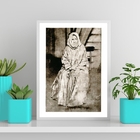 Quadro Fotografia Nhá Chica 45x34cm - Com Vidro Moldura:madei