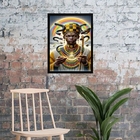 Quadro Fotografia Orixá Oxumaré 33x24cm - Com Vidro Moldura:m