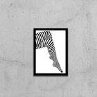 Quadro Fotografia Pernas Mulher 45x34cm - Com Vidro Moldura:m