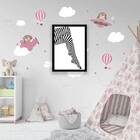 Quadro Fotografia Pernas Mulher 45x34cm - Com Vidro Moldura:m