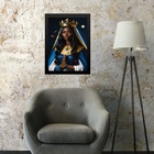 Quadro Fotografia Santa Sara Kali 45x34cm - Com Vidro Moldura