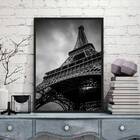 Quadro Fotografia Torre Eiffel 45x34cm - Com Vidro Moldura:ma