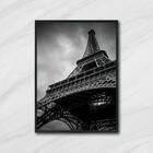 Quadro Fotografia Torre Eiffel 45x34cm - Com Vidro Moldura:ma
