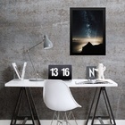 Quadro Fotografia Universo Mágico 45x34cm Moldura:madeira Pre