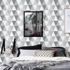 Quadro Fotografia Veneza 45x34cm - Com Vidro Moldura:madeira