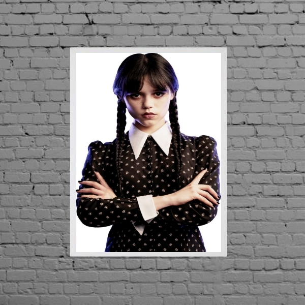 Quadro Fotografia Wandinha 33x24cm - Com Vidro Moldura:madeir