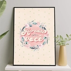 Quadro Frase Acredite Em Você 33x24cm Moldura:madeira Preta