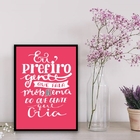 Quadro Frase Não Crie Problema 33x24cm Moldura:madeira Branca