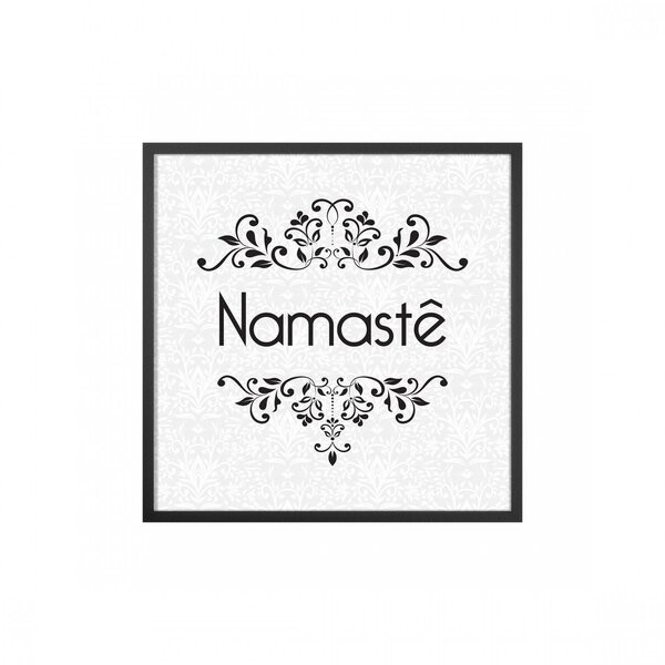 Quadro Frase Sem Vidro 30x30cm Belchior