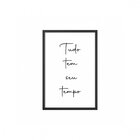 Quadro Frase Sem Vidro 32x22cm Belchior