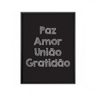 Quadro Frase Sem Vidro 42x32cm Belchior