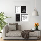 Quadro Frase Sem Vidro 42x32cm Belchior