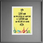 Quadro Frase Yoga - Curar E Superar 33x24cm Moldura:madeira P