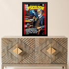 Quadro Freud - Psicologia 33x24cm Moldura Preta