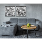 Quadro Fumaça I Preto 60x60cm Inspire