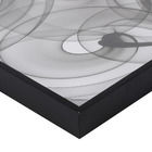 Quadro Fumaça I Preto 60x60cm Inspire