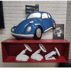 Quadro Fusca 3d Casa Decoraçao Sala Quarto Estante Criança Ca