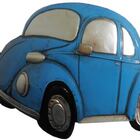 Quadro Fusca 3d Para Parede Em Metal Decoracao Vintage Retro