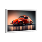Quadro Fusca Vermelho -- Br Artes