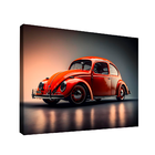 Quadro Fusca Vermelho -- Br Artes