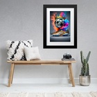 Quadro Futebol Chuteira - 60x48cm Moldura Branca