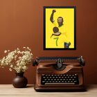 Quadro Futebol Do Brasil - Comemoração 33x24cm - Com Vidro Mo