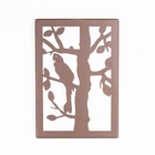 Quadro Galhos E Arara - Preto