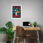 Quadro Gamer - I Am Gaming 24x18cm Moldura Preta