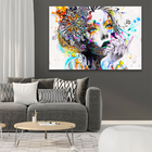 Quadro Garota Grafite -- Br Artes