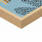 Quadro Girafa Bege com Vidro 30x40cm Outlet dos Quadros