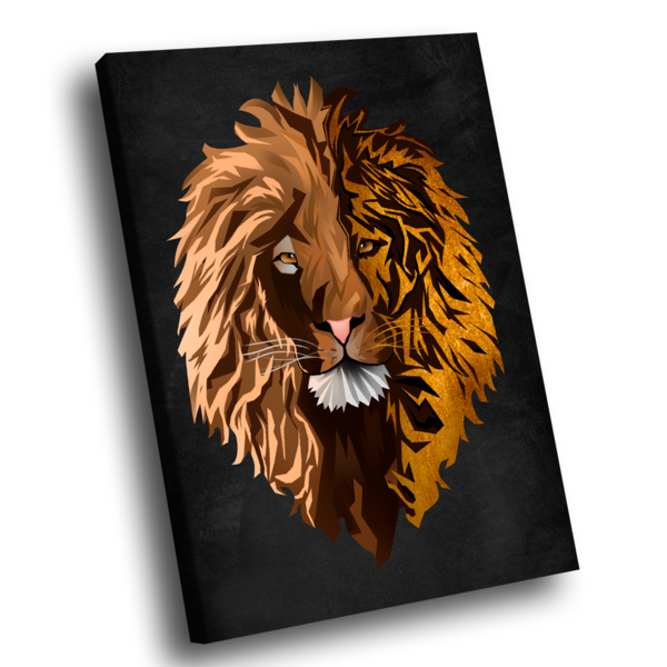 Quadro Gold Face -- Br Artes Pequeno 60x40