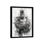 Quadro Gorila -- Br Artes