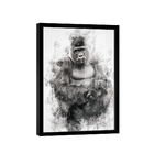 Quadro Gorila -- Br Artes