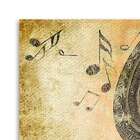 Quadro Gramofone Uniart Marrom 30x30 Cm