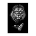 Quadro Grande Para Decoração Leão Animais Escritório Parede