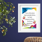 Quadro Grandes Feitos - 60x48cm Moldura:madeira Branca