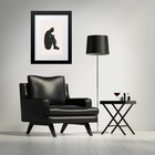 Quadro Gravura Mulher Matisse - 60x48cm Moldura Preta