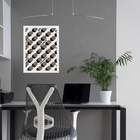 Quadro Grey Bauhaus Vintage Poster - Scrolling Dots 24x18cm M