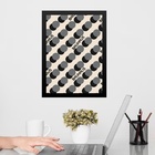 Quadro Grey Bauhaus Vintage Poster - Scrolling Dots 24x18cm M