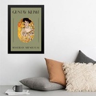 Quadro Gustav Klimt - Art Nouveau 45x34cm - Com Vidro Moldura