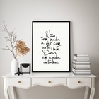 Quadro Há Deus Em Cada Detalhe 33x24cm Moldura Preta