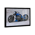Quadro Harley Davidson Blue -- Br Artes