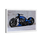 Quadro Harley Davidson Blue -- Br Artes