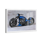 Quadro Harley Davidson Blue -- Br Artes