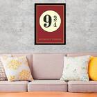 Quadro Harry Potter 24x18cm - Com Vidro Moldura:madeira Preta